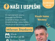NAŠI I USPEŠNI – MILOVAN STANKOVIĆ