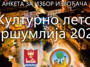 ANKETA ZA IZBOR IZVOĐAČA NA KULTURNOM LETU U KURŠUMLIJI