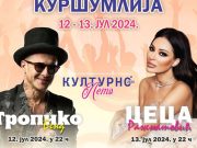 KULTURNO LETO U KURŠUMLIJI – CECA I TROPIKO BEND