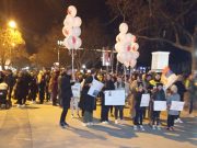 Još jedan protest u Prokuplju, maturanti pustili balone u čast nastradalih