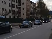 Naprednjaci iz Toplice u koloni vozila daju podršku Vučiću