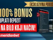 Ne čekaj bonus, zgrabi ga odmah: 100% više na prvi dnevni depozit – samo u Meridianu!