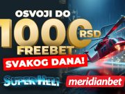 Osvoji do 1.000 RSD FREEBET-A svakog dana – samo uz Super Heli!