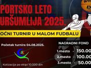 Prijave u toku: Noćni turnir u malom fudbalu u Kuršumliji