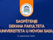 Dekani fakulteta Univerziteta u Novom Sadu zahtevaju ostavku rektora Madića