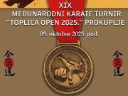 “Toplica open 2025”: 19. međunarodni karate turnir sutra u Prokuplju