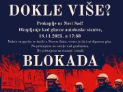 Prokuplje uz Novi Sad: Danas blokada kod autobuske stanice