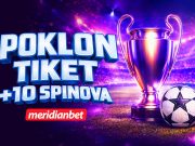 Liga šampiona je tu – podigni kvote i osvoji poklon tiket + 10 spinova u Meridianu!