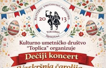 Vaskršnja čarolija na sceni: Dečiji folklorni koncert KUD “Toplica” u nedelju