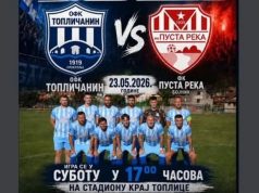 Fudbal: Topličanin u subotu dočekuje Pustu Reku u derbiju sezone