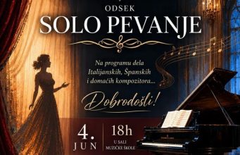 Koncert učenika solo pevanja u Muzičkoj školi “Kornelije Stanković”