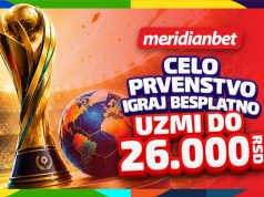 SVETSKO LUDILO TRESE PLANETU: Meridian deli šakom i kapom – Uzmi 26.000 RSD, pokupi deo od 500.000 DINARA SVAKOG DANA i otputuj u zemlju šampiona!