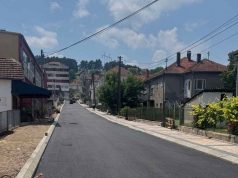 Kuršumlija: Napreduju radovi u Ulici Toplice Milana, postavljen prvi sloj asfalta