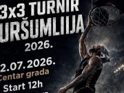 Turnirom “Basket 3×3 Kuršumlija” počinje ovogodišnje Sportsko leto