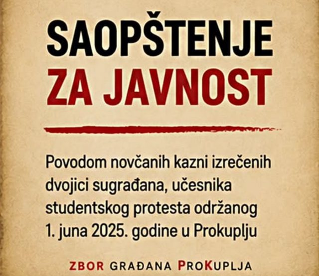 Zbor građana saopštenje 16-07-26