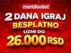 Meridianbet ti poklanja neverovatnih 26.000 dinara bonusa dobrodošlice!