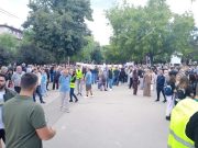 Prokupčani dočekali bicikliste Studentske liste, bez incidenata između dve grupe