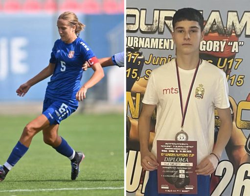 Elena Tamburić i Vuk Beletić među 100 najuspešnijih mladih sportista Srbije