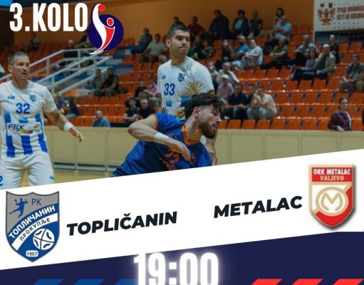 Rukomet: Topličanin protiv Metalca traži prve bodove u Super B ligi
